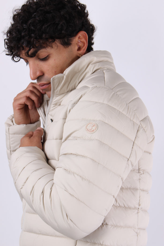 Erion Piumino Collo In Piedi Beige-8