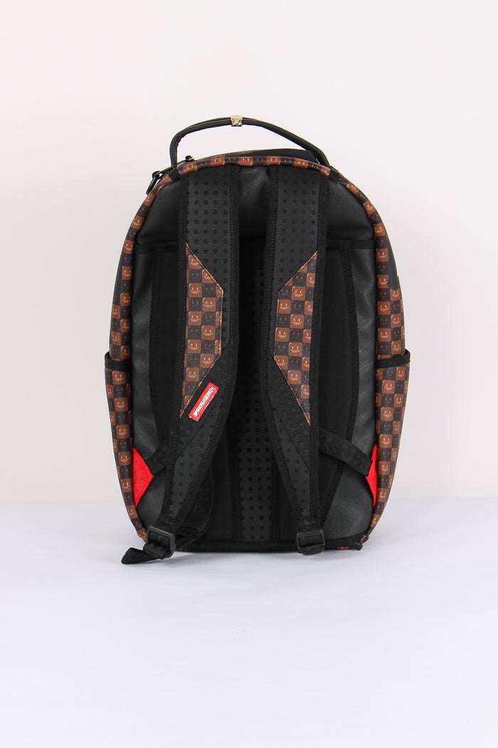 Backpack Sharks In Paris Check Marrone-3