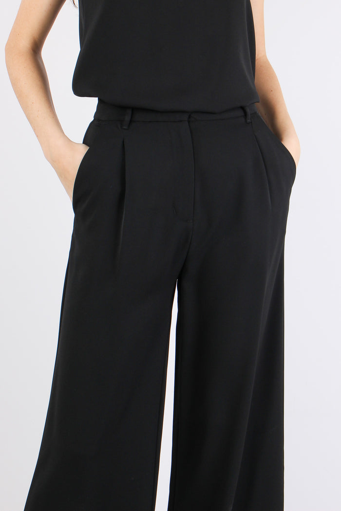 Pantalone Viscosa Tasche Nero-6