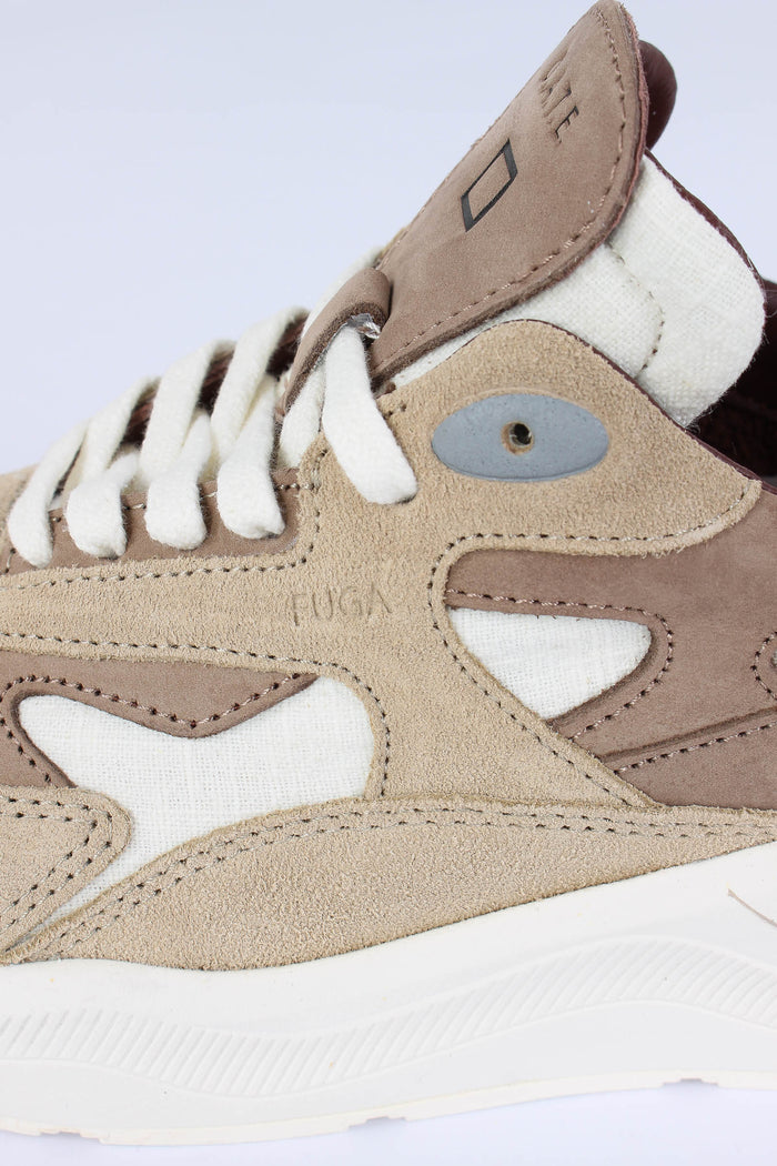 Sneakers Fuga Linen White/beige-8