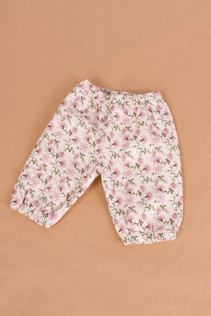 Pantalone Fantasia Fiori Rose-3