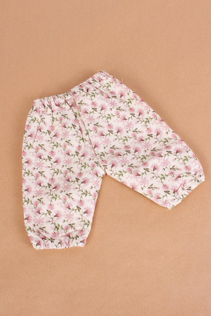 Pantalone Fantasia Fiori Rose-5