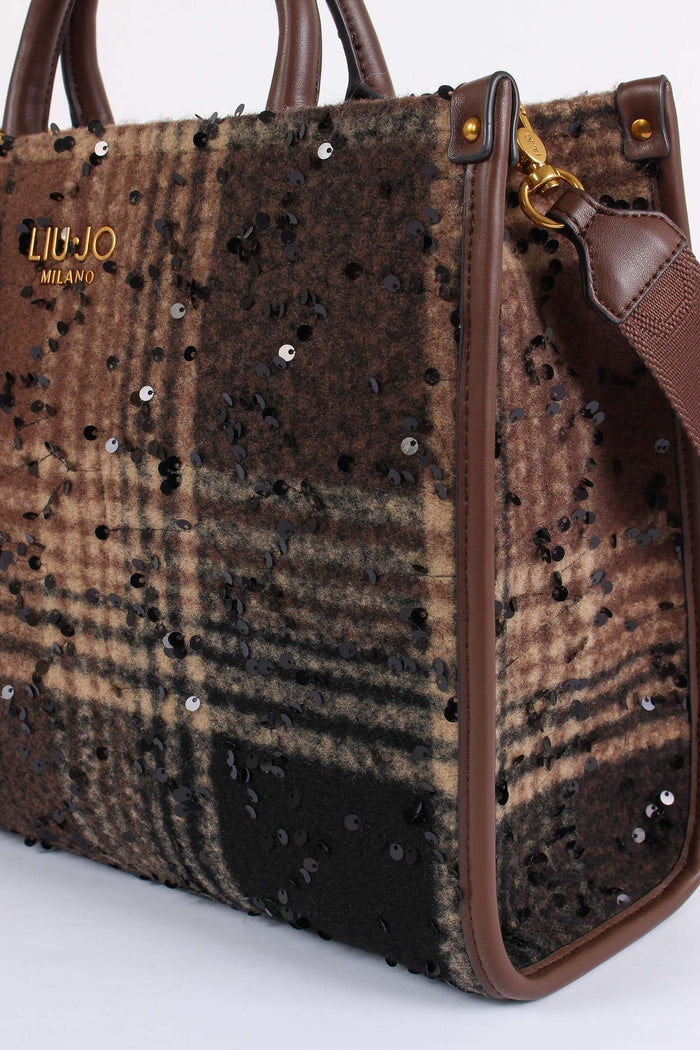 Shopping Check Inserto Paillettes Moro-4