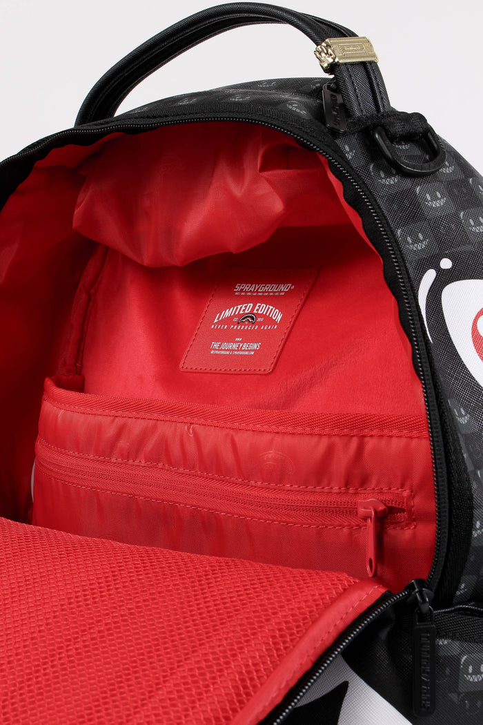 Backpack Shark In Paris Check Nero-5