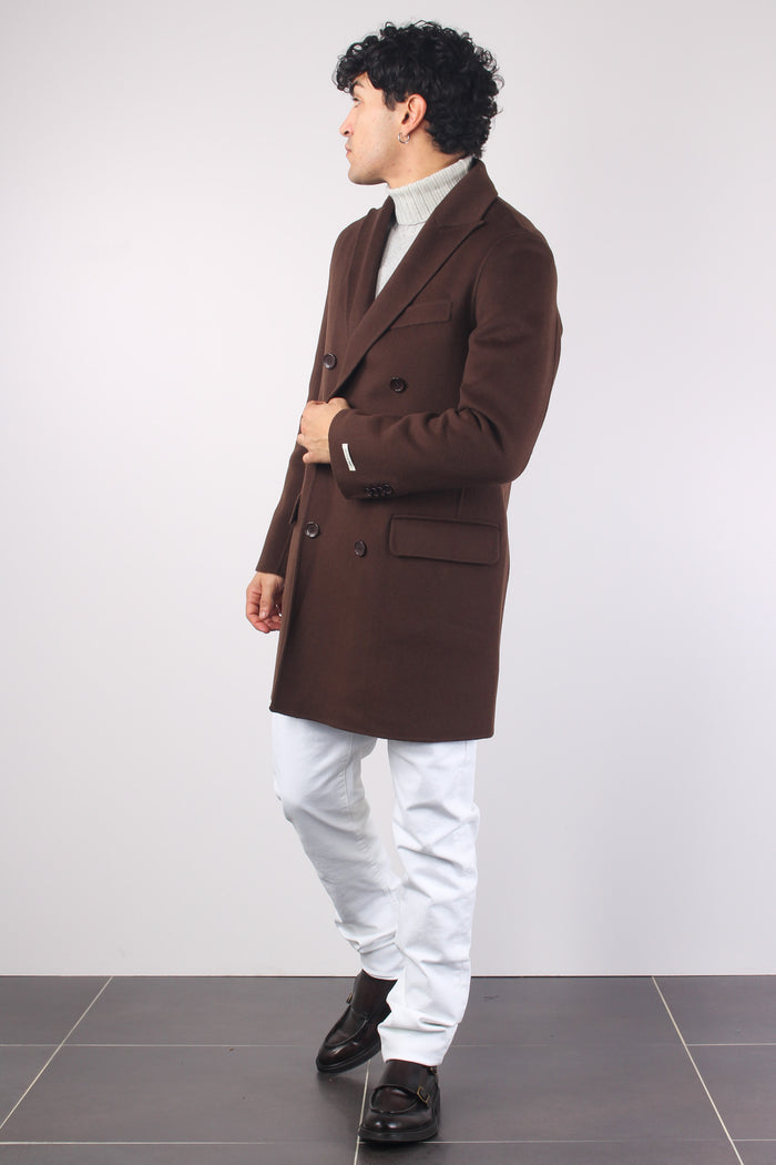 Gregorio Db Cappotto Doppiop Cioccolato-5