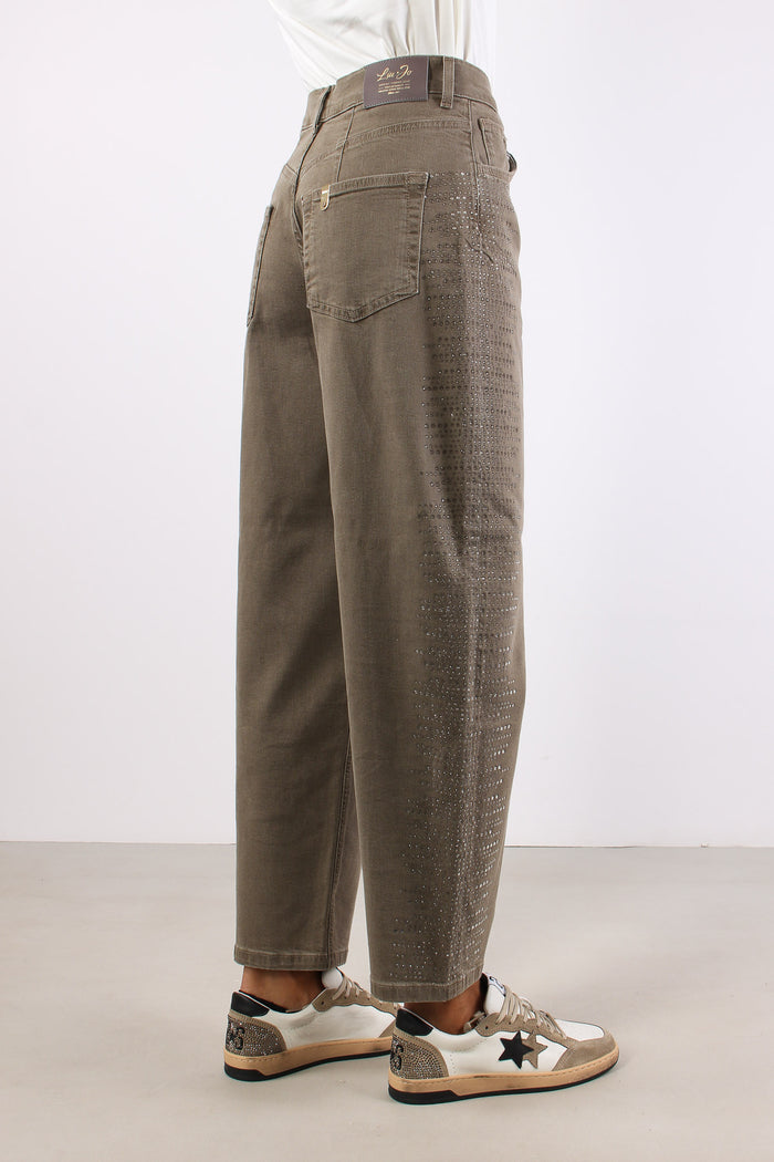 Denim Balloon Strass Laterali Zenzero-7