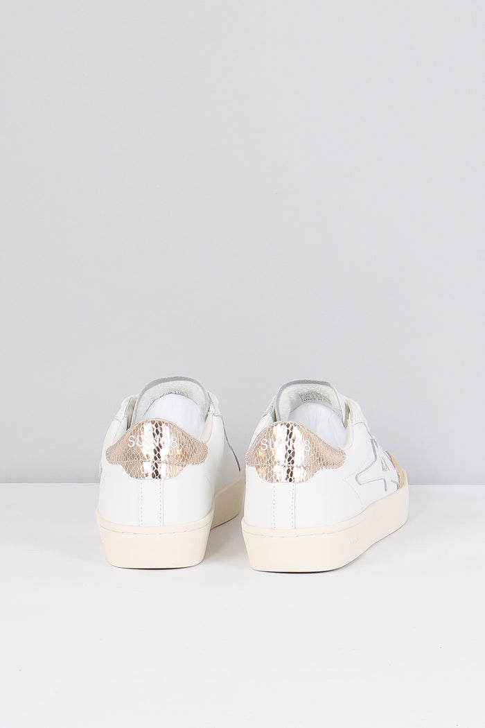 Sneakers Katy Leather Bianco/oro-3