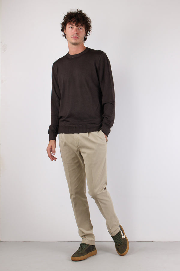 Maglia Girocollo Delavee Caffe