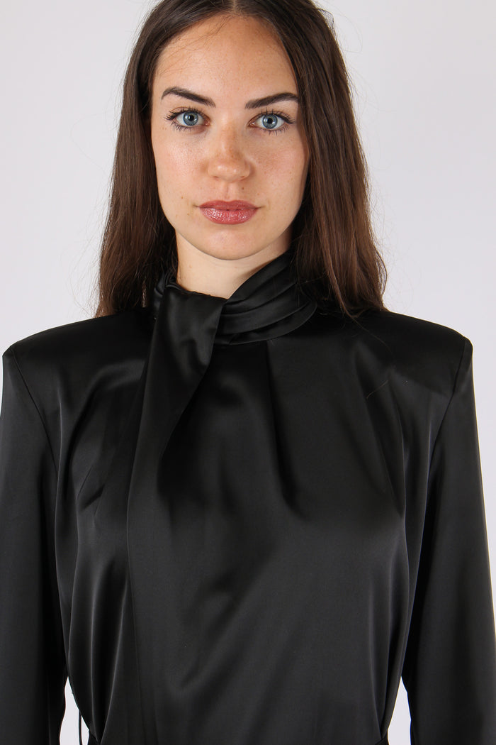 Abito Raso Cintura Black-9