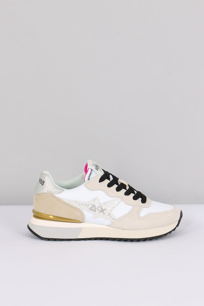 Sneakers  Stargirl Glitter Logo Bianco