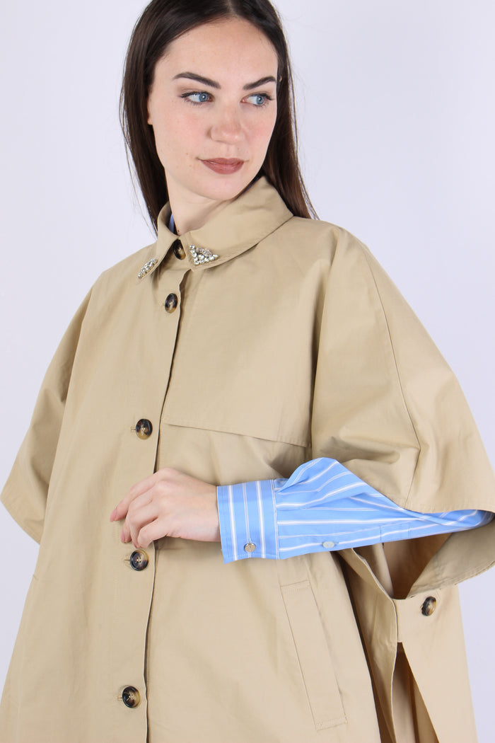 Poncho Trench Sabbia-8