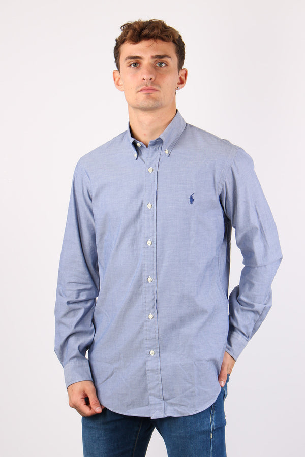 Camicia Oxford Stretch Navy