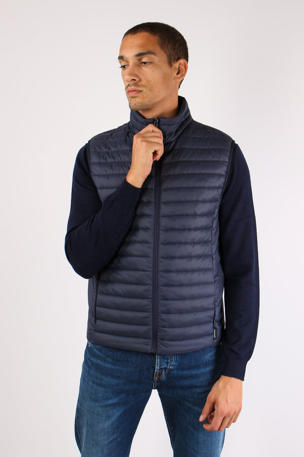 Piumino Smanicato Navy