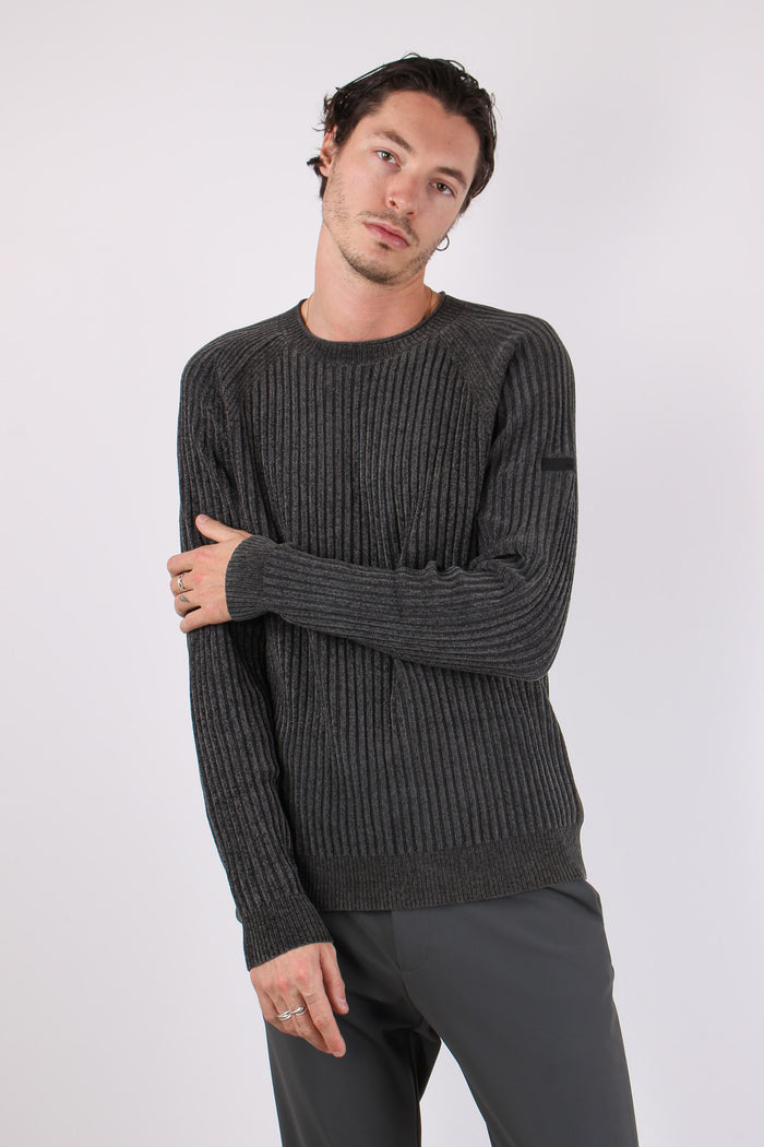 Maglia Girocollo Ciniglia Forest Green