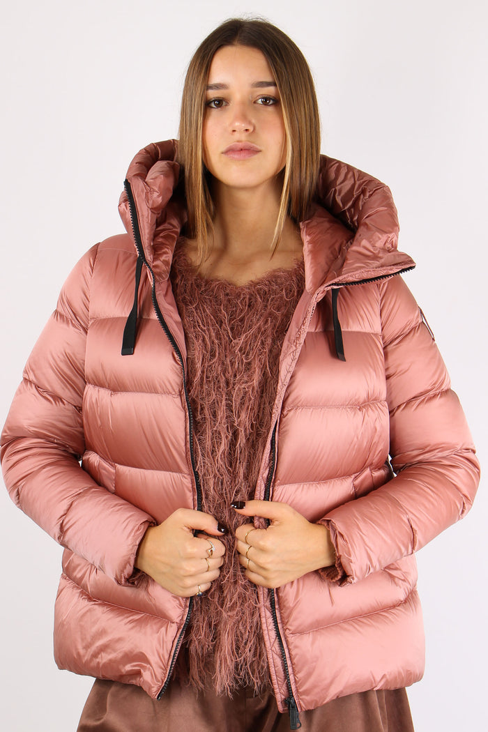 Piumino Nylon Cangiante Blush Pink-4