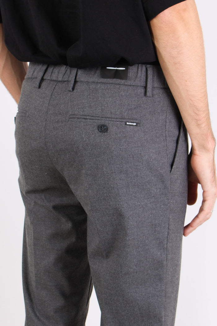 Pantalone Chino Pences Slim Asphalt Grey-7