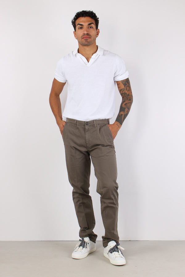 Chino Slim Gabardina Grigio