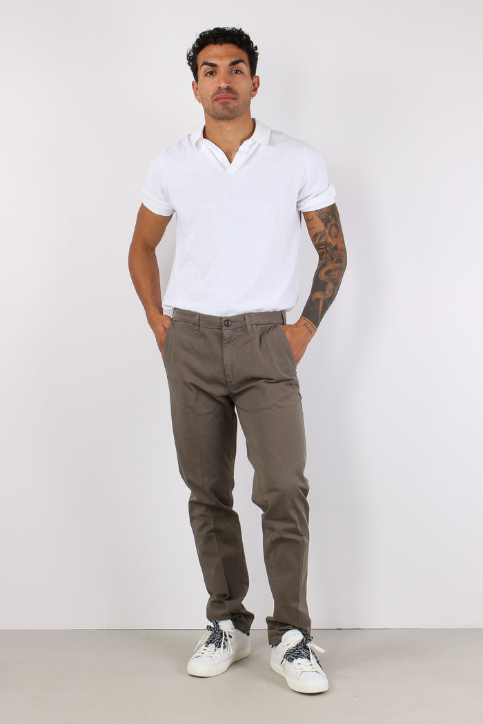 Chino Slim Gabardina Grigio
