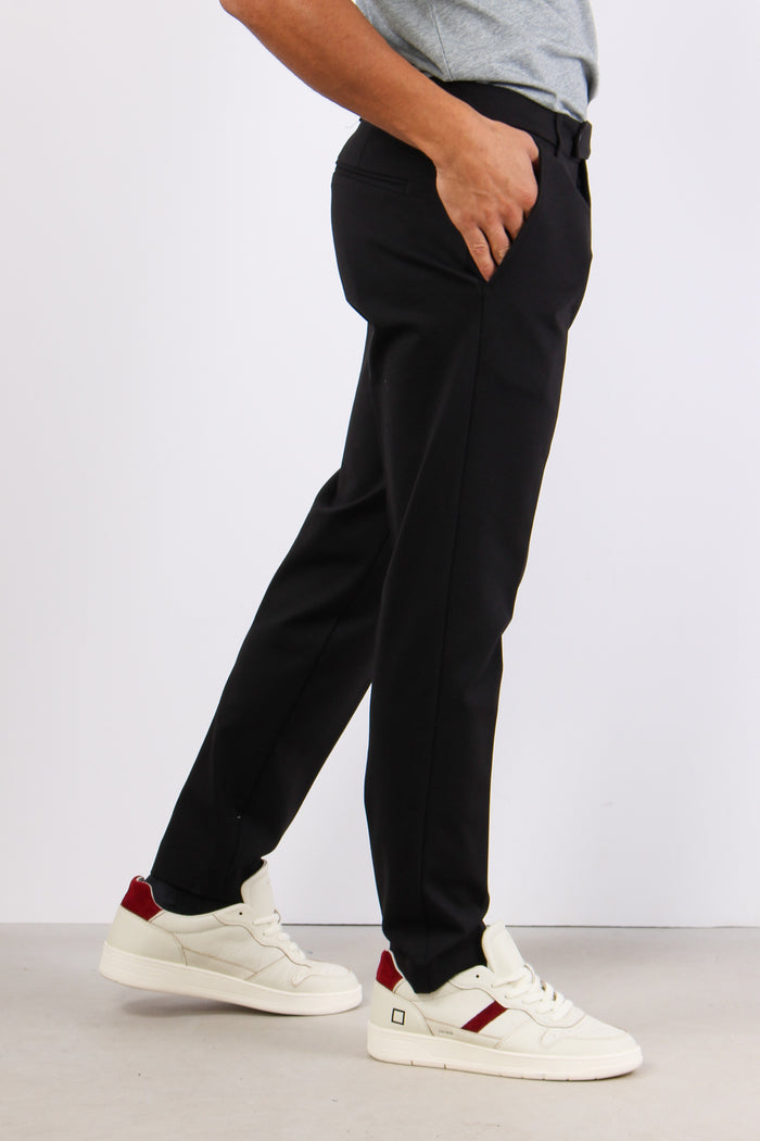 Pantalone Chino Punto Milano Nero-3