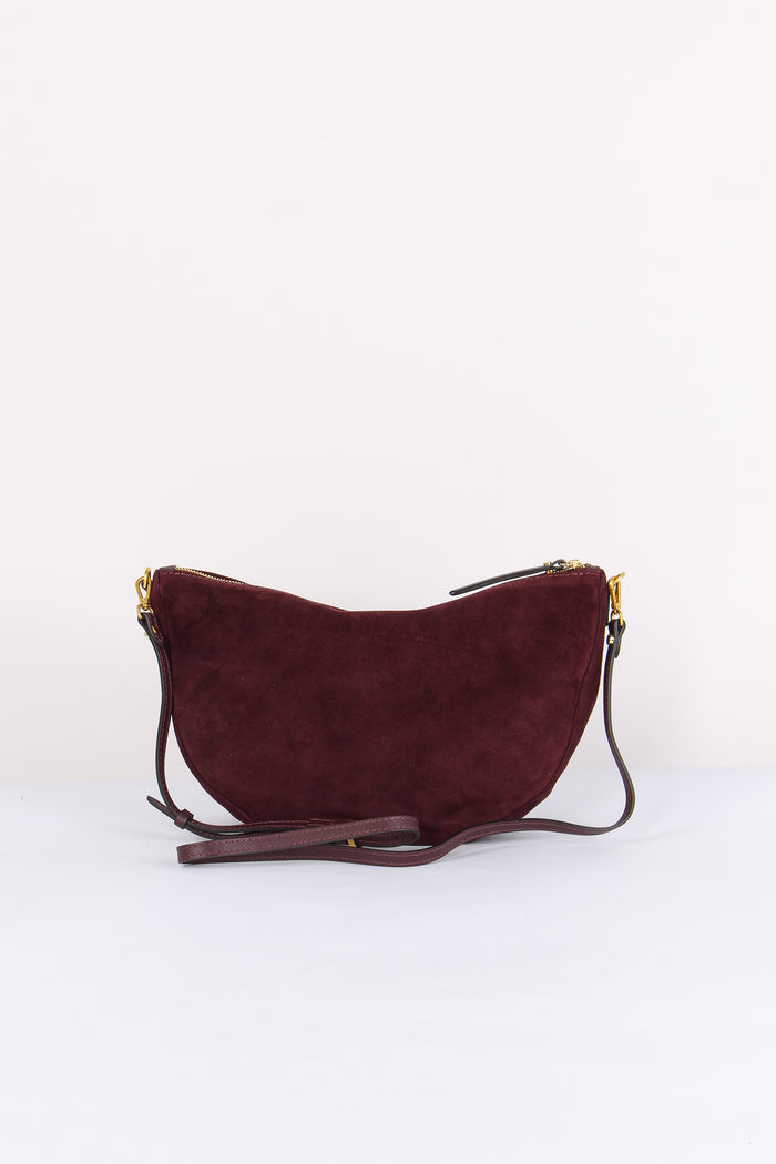 Cleo Tracolla Suede  Manico Arriccio Amarone-3