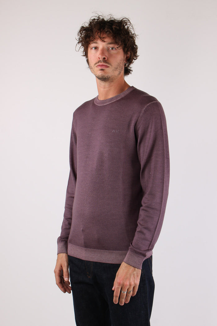 Maglia Lana Merinos Delavee Melanzana-3