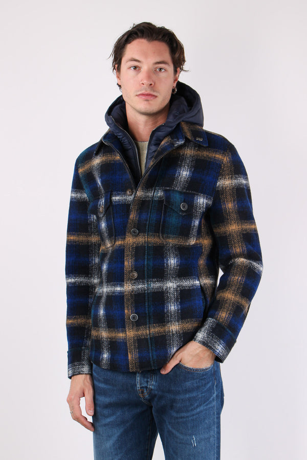 Giubbotto Camicia Pettorina Ny Blu