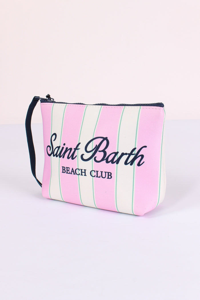 Aline Pochette Righe Rosa-4
