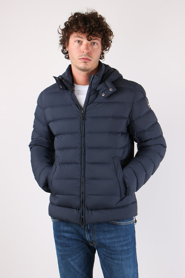 Giubbotto Cappuccio Staccabile Navy-2