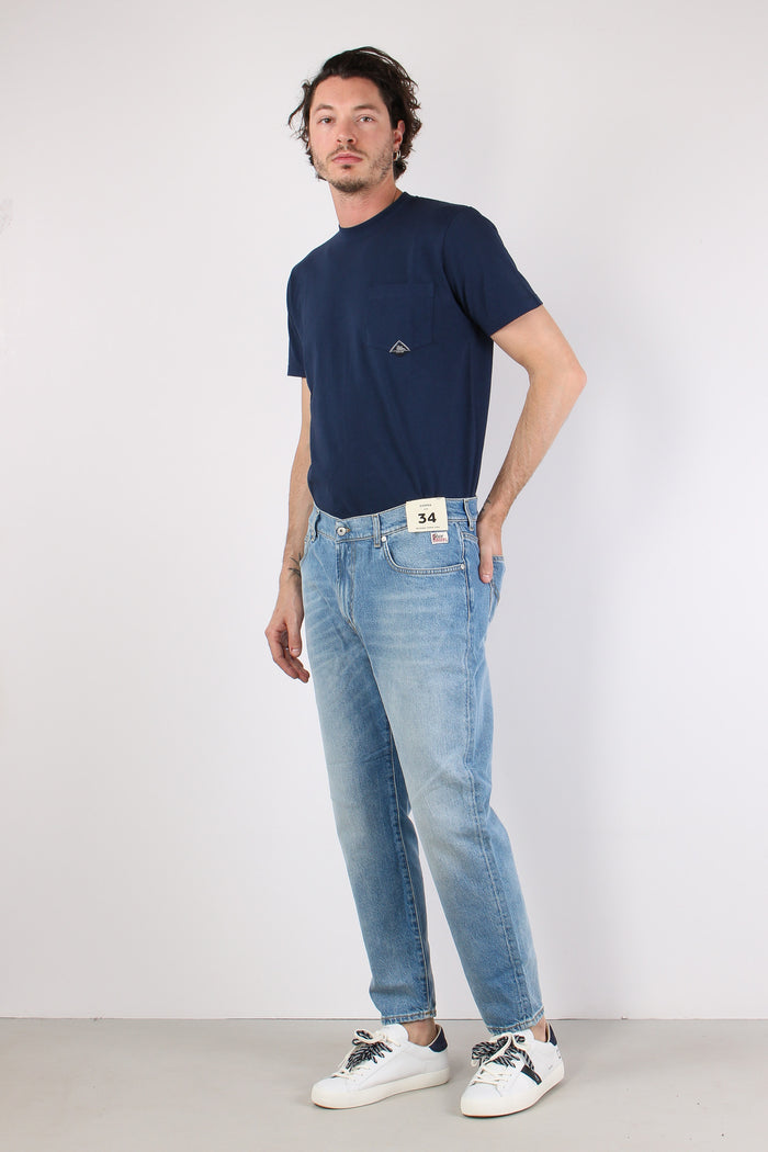 Denim Tapered Relaxed Denim Medio-3