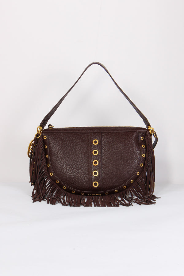 Mezzaluna Frange Brown