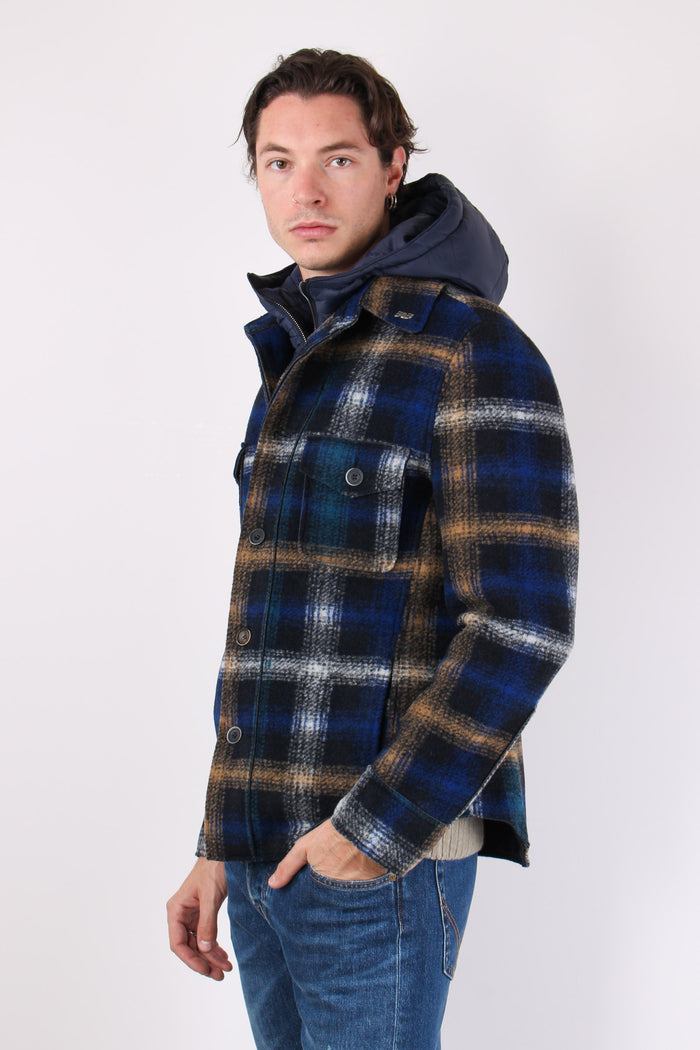 Giubbotto Camicia Pettorina Ny Blu-4