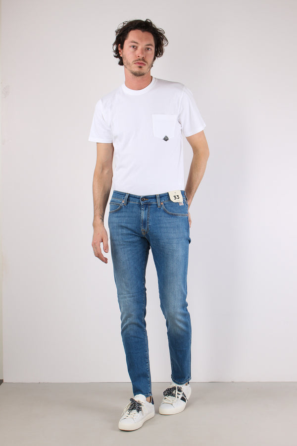 Denim Slim Fit Denim Chiaro
