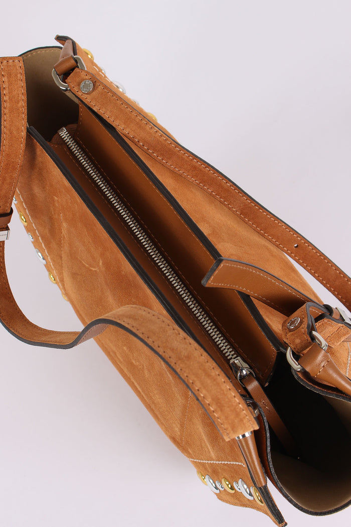 Bloom Shopping Camoscio Borchi Caramello-7