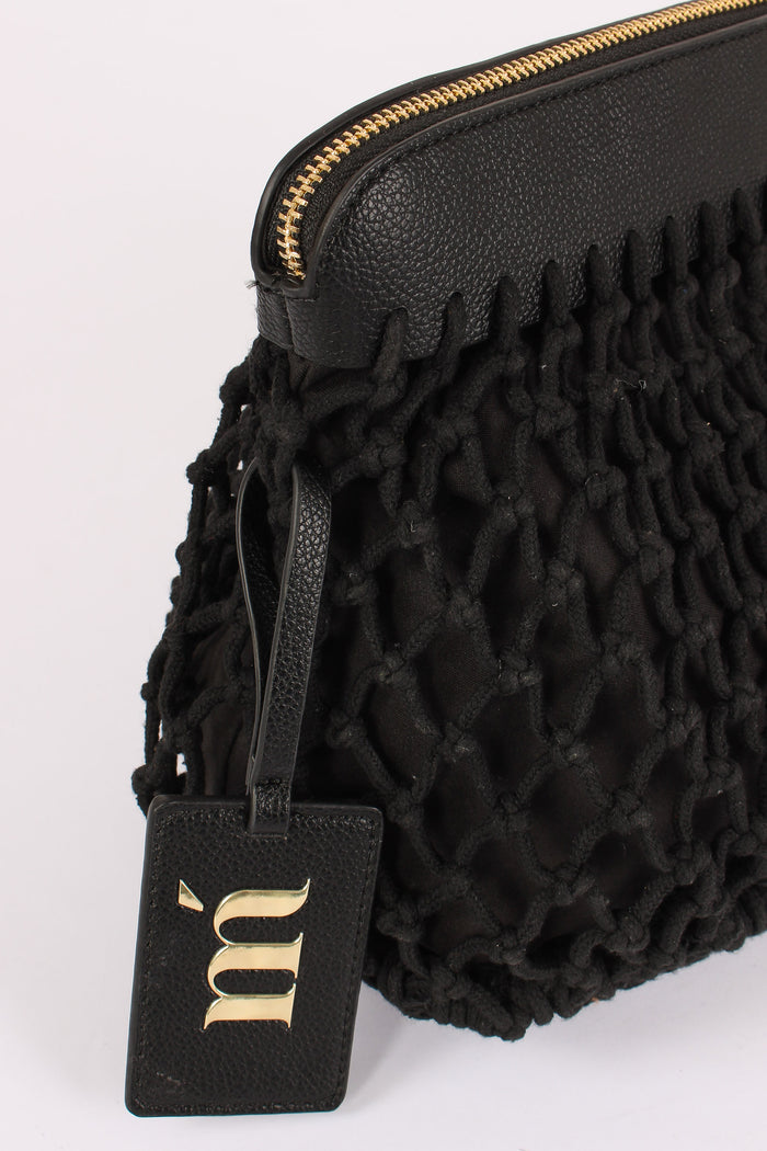 Panarea Pochette Rete Nero-7