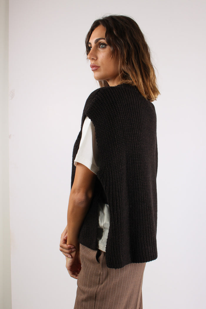 Gilet Apertura Laterale Moro-7