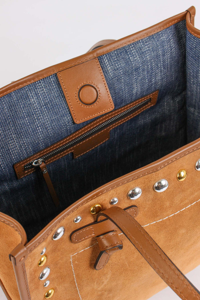 Shopping Inserto Borchie Caramello-4