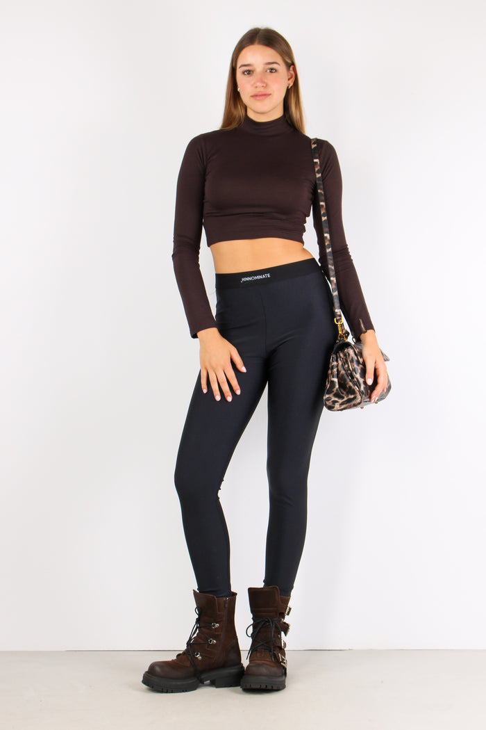 Dolcevita Cropped Viscosa Moro-6