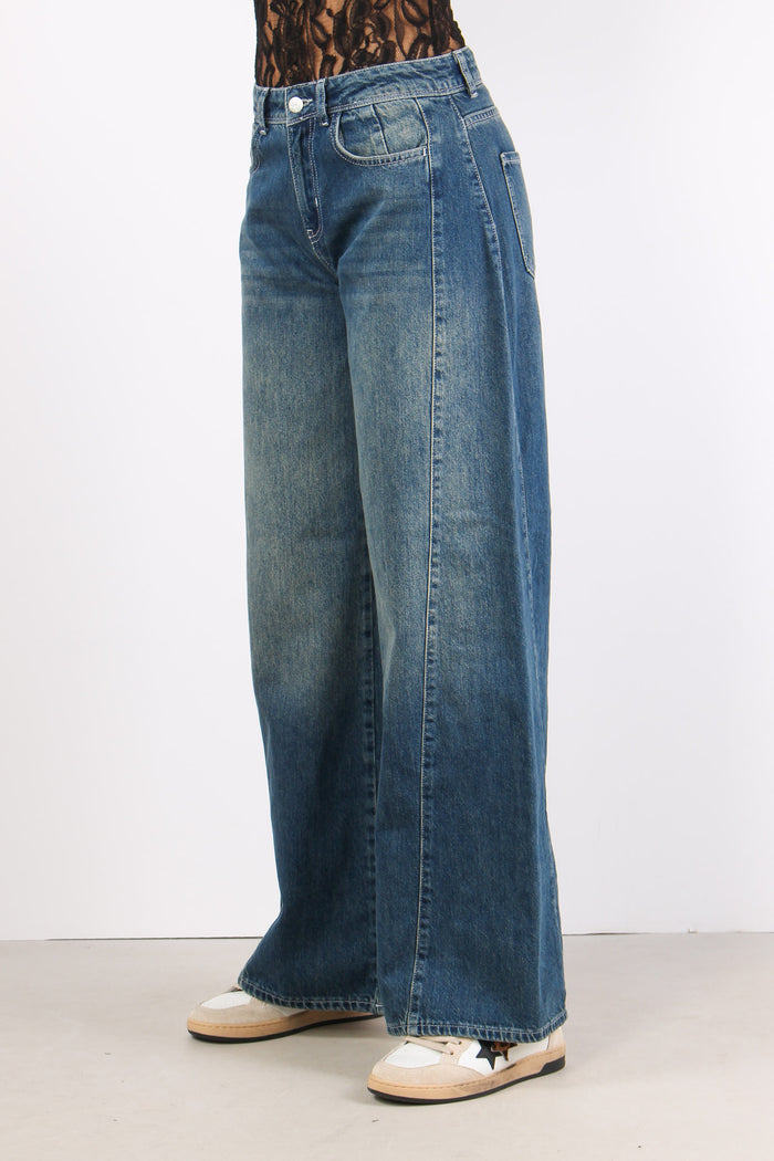 Denim Palazzo Vita Media Denim Scuro-2