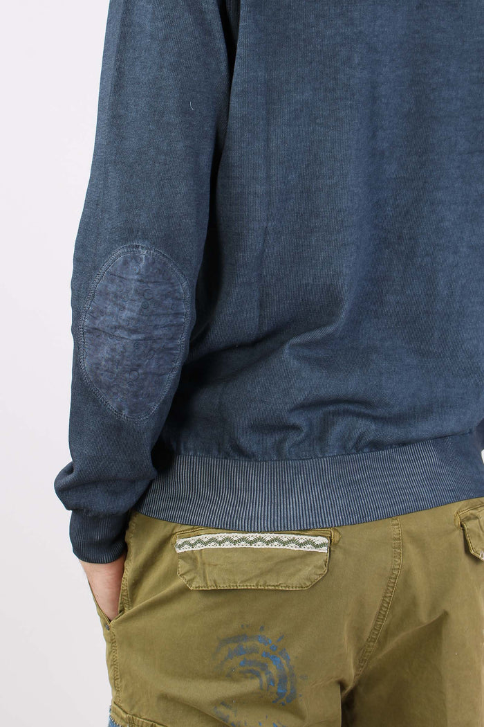 Maglia M/l Patch Toppa Azzurro-6