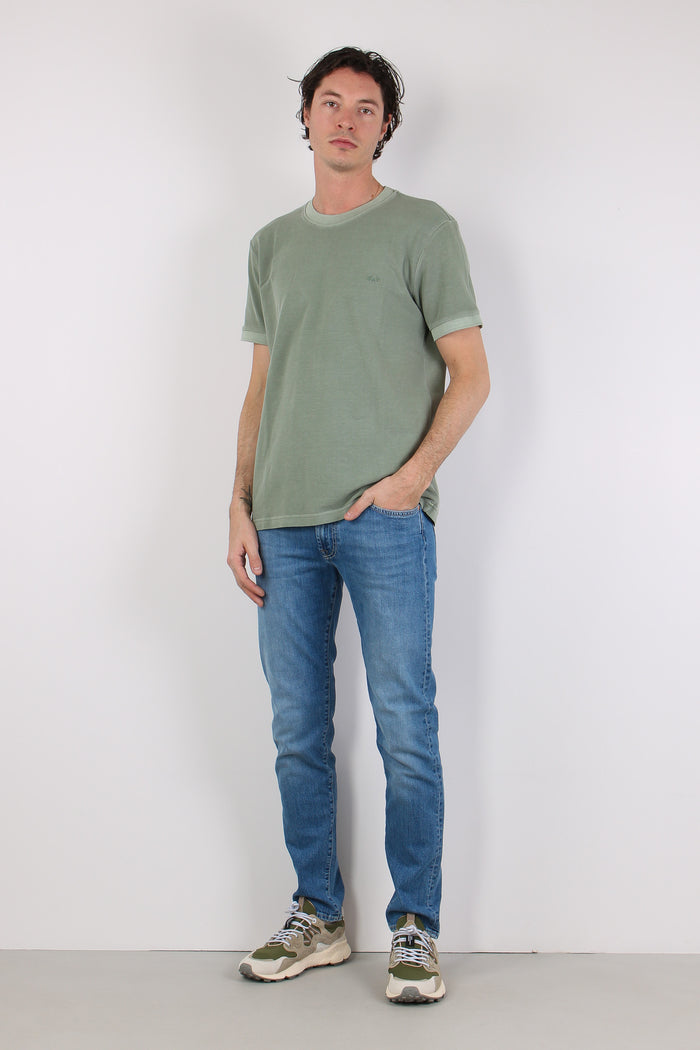 T-shirt Piquet Salvia-5