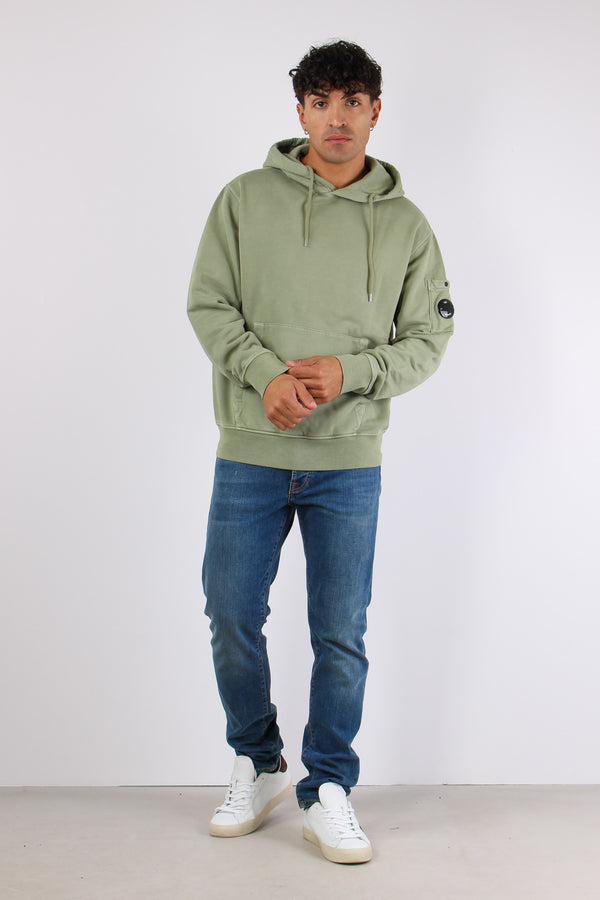 Felpa Tasca Cappuccio Seagrass-2