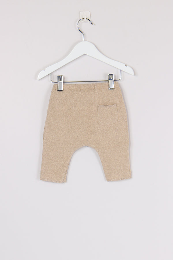 Pantalone Caldo Cotone Miele-2