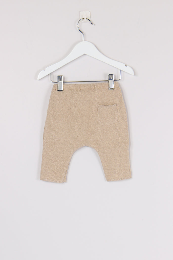 Pantalone Caldo Cotone Miele-2