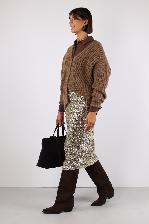 Lounguette Paillettes Gold/silver