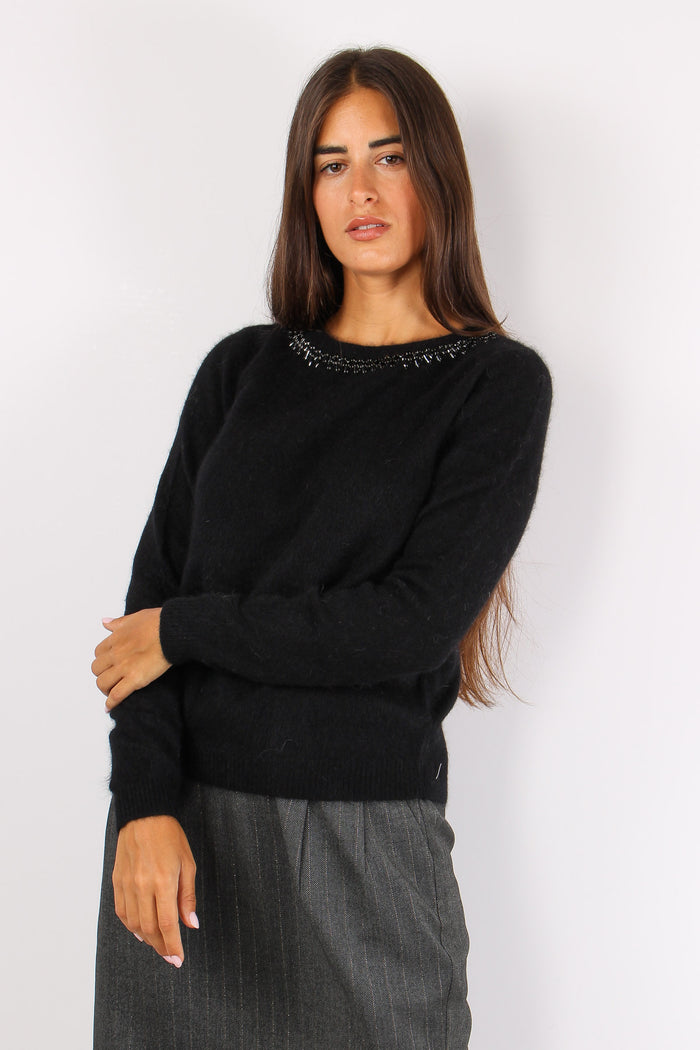 Baylees Maglia Misto Alpaca Ap Nero-2