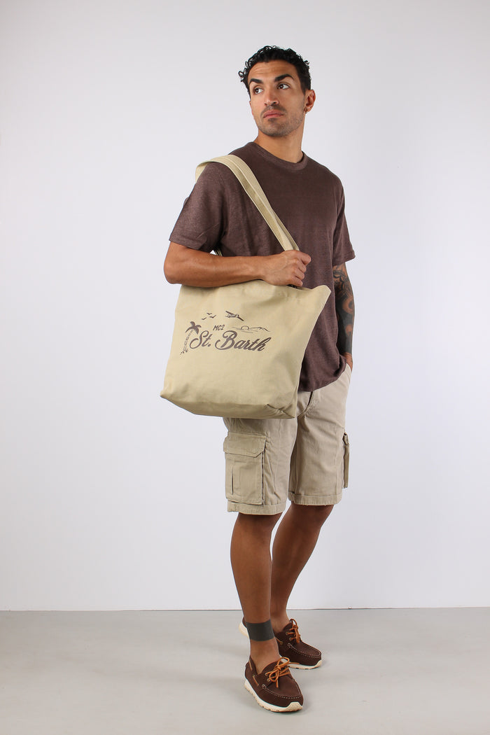 Essential Bag Canvas Beige-4