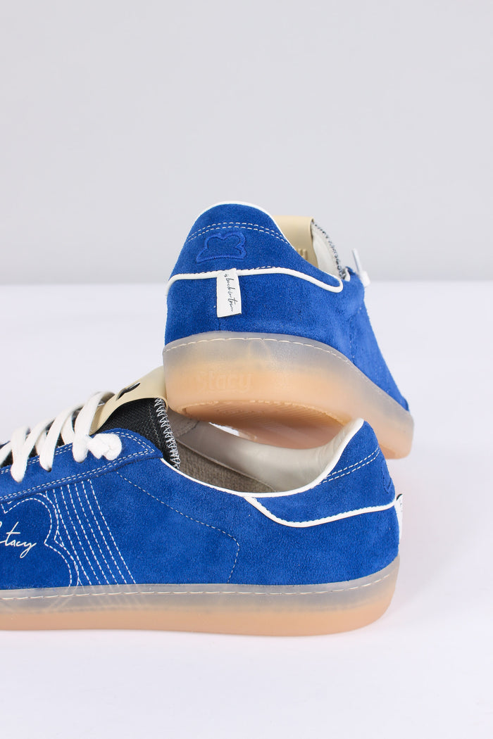 Sneakers Scamosciata Impunture Contr Blue Royal-4