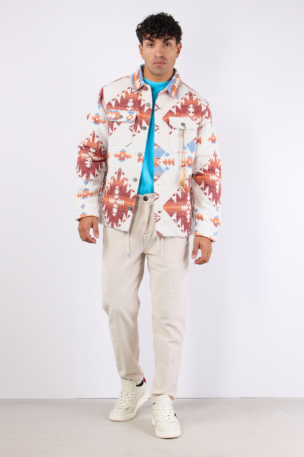 Maglia Girocollo Misto Alpaca Turchese-2