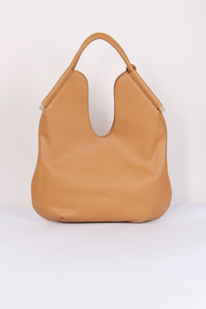 Amber Mazzaluna Ciondolo Oro Camel-4