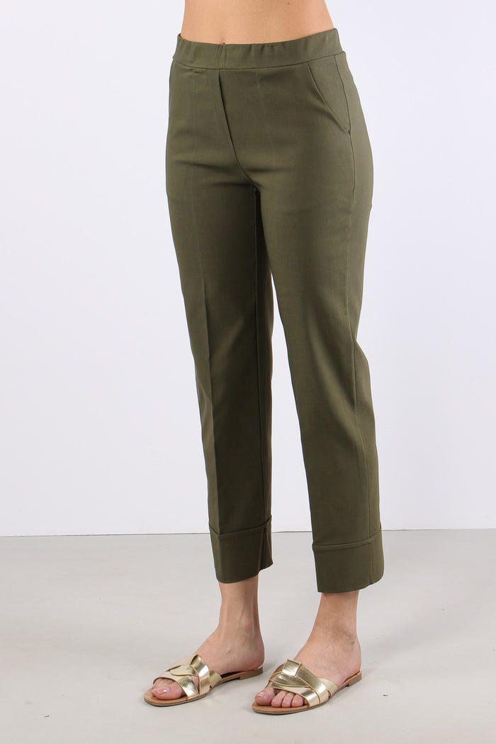 Pantalone Dritto Risvolto Militare-3